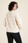 Preview: Gemusterter Strickpullover - off-white